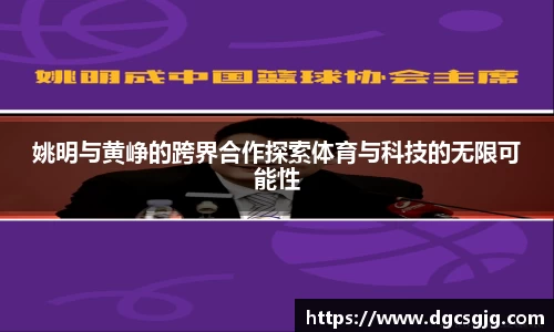 姚明与黄峥的跨界合作探索体育与科技的无限可能性